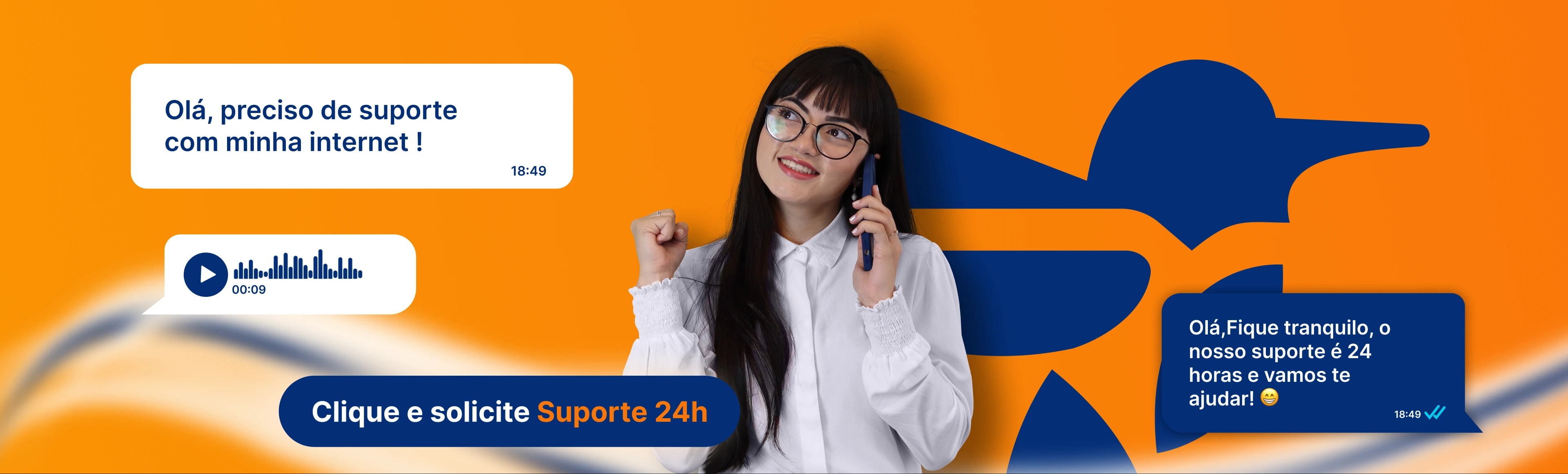 Banner de atendimento